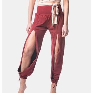 Red Yoga Jogger Namastetics
